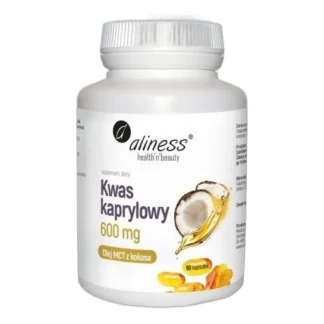 Kwas kaprylowy (60% C8) 600 mg z oleju MCT — zdjęcie 1