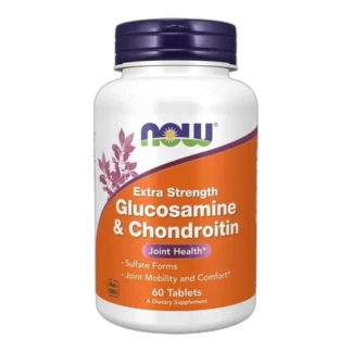 Now GLUCOSAMINE & CHONDROITIN Glukozamina i chondroityna (60 szt.) — zdjęcie 1