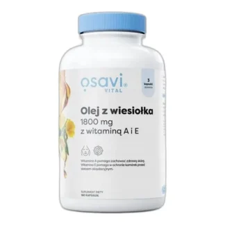 Kapsułki z olejem z wiesiołka z witaminami A i E — zdjęcie 1