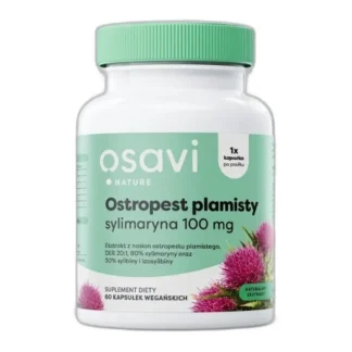 Ostrokrzew plamisty z sylimaryną 100 mg 60 kapsułek — zdjęcie 1