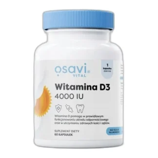 Witamina D3 4000 IU 60 kapsułek — zdjęcie 1